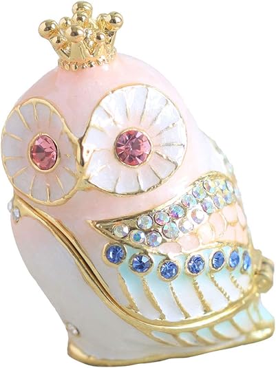 Amazon.co.jp: 東京銀座PICALS クラウンフクロウ ジュエリーボックス